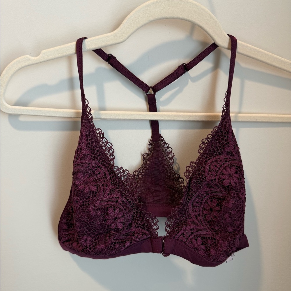 Victoria's Secret Plum Lace Bralette